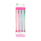 Brushworks  Pastel Eye Brow Razors (Pack of 3)
